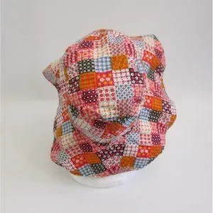 Vintage Seagull Creation Women\'s Bucket Hat Patchwork Print Cotton Seagull Creation | Accessories | Vintage Seagull Creation  main image 3